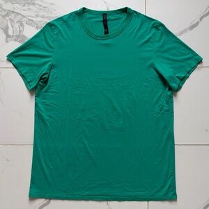 Lululemon Fundamental Short Sleeve T Shirt Tee Mens Size L Maldives Green Kelly